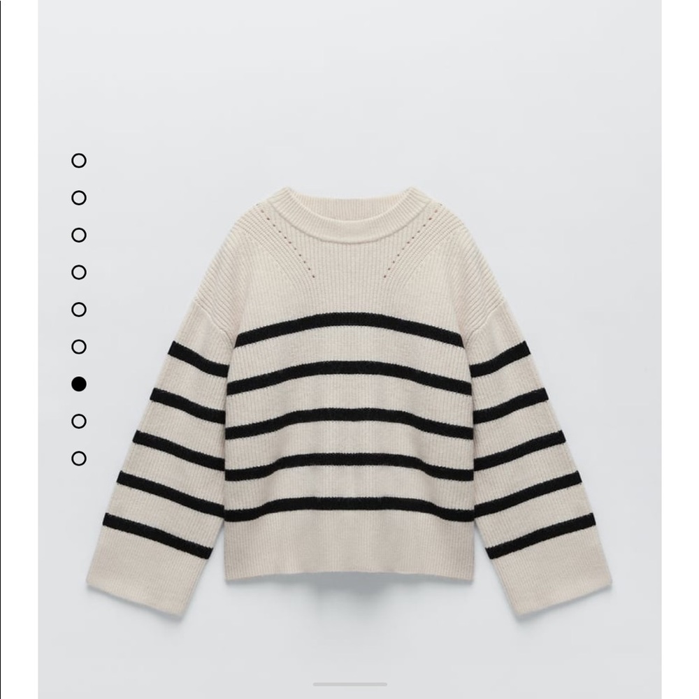 Zara Striped Knit Sweater - Size S